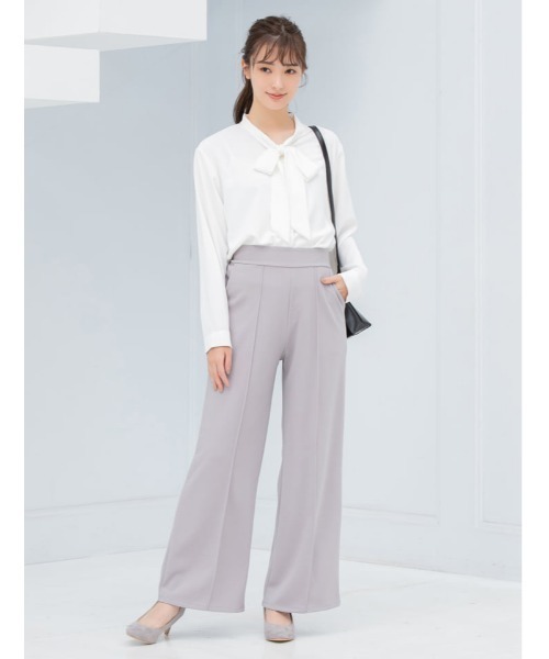 fifth（フィフス）の「センターシームイージーワイドパンツ（その他パンツ・レディース・ピンクベージュ/グレー・SMALL/MEDIUM）」の2枚目の写真