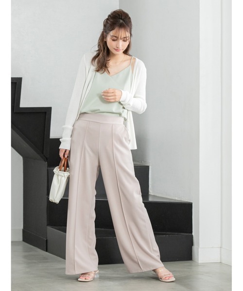 fifth（フィフス）の「センターシームイージーワイドパンツ（その他パンツ・レディース・ピンクベージュ/グレー・SMALL/MEDIUM）」の3枚目の写真