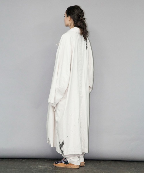 【16SS my beautiful landlet ブリーチデニムコート】 My Beautiful Landlet デニムビッグコート - BISHOOL,Edwina