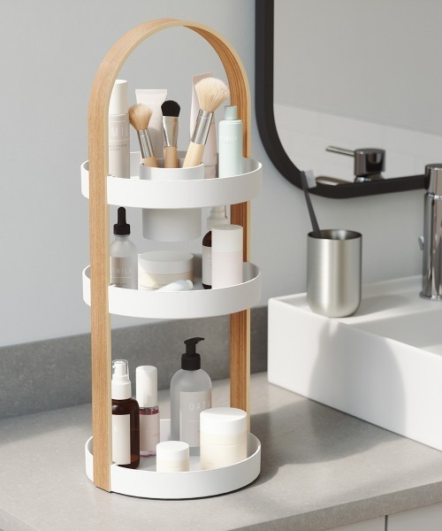 umbra/ベルウッド コスメティックオーガナイザー ホワイト（収納グッズ）｜Umbra（アンブラ）