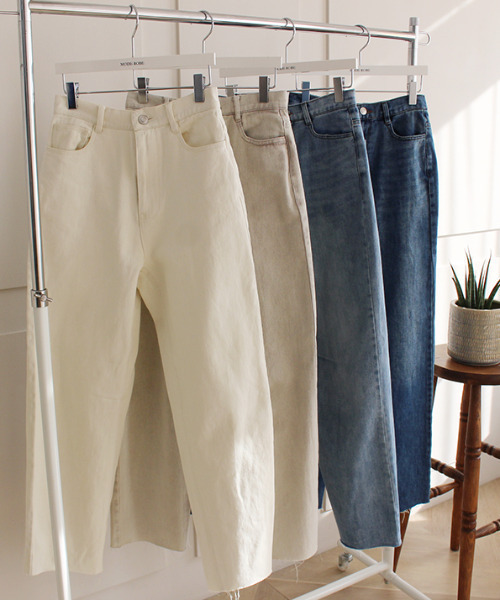 MODE ROBE（モードローブ）の「ストレートデニムパンツ（デニムパンツ・レディース・ブルー/ライトグレー/ホワイト/ライトブルー・M/S）」の13枚目の写真