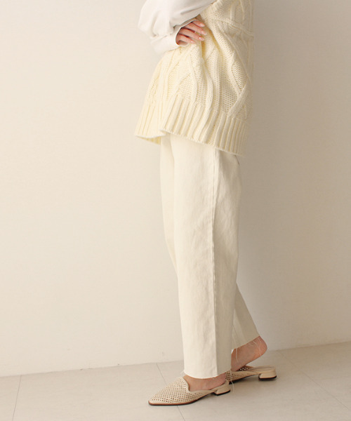 MODE ROBE（モードローブ）の「ストレートデニムパンツ（デニムパンツ・レディース・ブルー/ライトグレー/ホワイト/ライトブルー・M/S）」の18枚目の写真