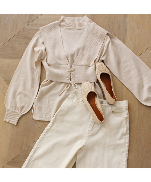 MODE ROBE（モードローブ）の「ストレートデニムパンツ（デニムパンツ・レディース・ブルー/ライトグレー/ホワイト/ライトブルー・M/S）」の14枚目の写真