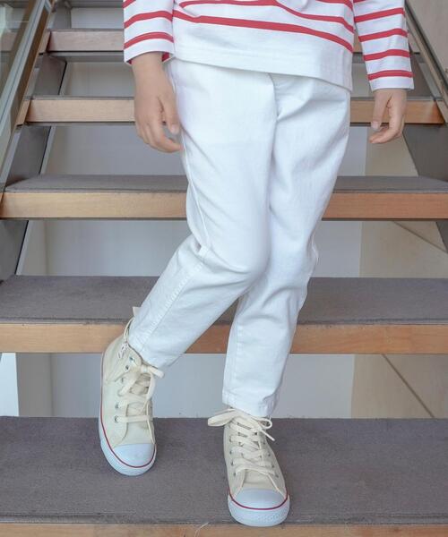 coen(コーエン)の「【coen キッズ/ジュニア】ウエストリブパンツ(その他パンツ・キッズ・ホワイト/ネイビー・110/130/150/100/140/120)」の15枚目の写真