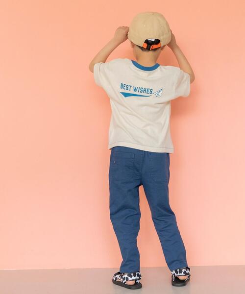 coen(コーエン)の「【coen キッズ/ジュニア】ウエストリブパンツ(その他パンツ・キッズ・ホワイト/ネイビー・110/130/150/100/140/120)」の3枚目の写真