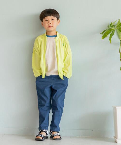 coen(コーエン)の「【coen キッズ/ジュニア】ウエストリブパンツ(その他パンツ・キッズ・ホワイト/ネイビー・110/130/150/100/140/120)」の5枚目の写真