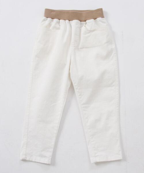 coen(コーエン)の「【coen キッズ/ジュニア】ウエストリブパンツ(その他パンツ・キッズ・ホワイト/ネイビー・110/130/150/100/140/120)」の6枚目の写真