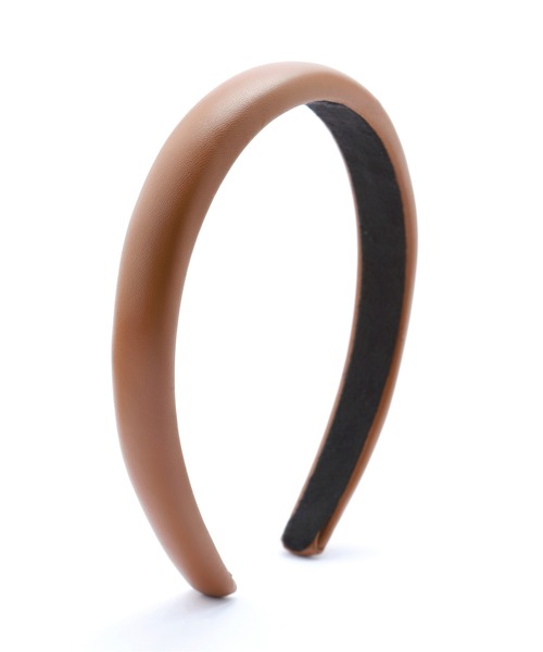 ANEMONE(アネモネ)の「レザー調のボリュームカチューシャ(カチューシャ・レディース・ワイン/ブラック/キャメル・FREE)」の6枚目の写真