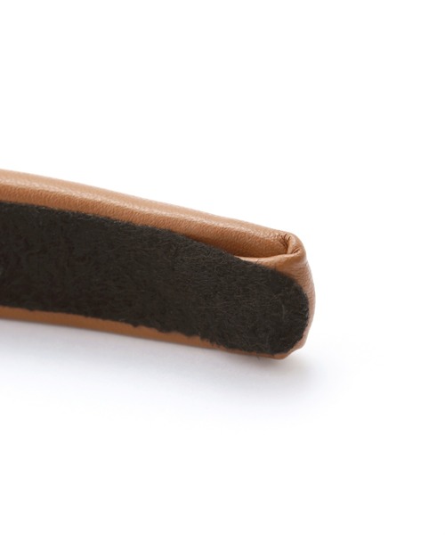 ANEMONE(アネモネ)の「レザー調のボリュームカチューシャ(カチューシャ・レディース・ワイン/ブラック/キャメル・FREE)」の7枚目の写真