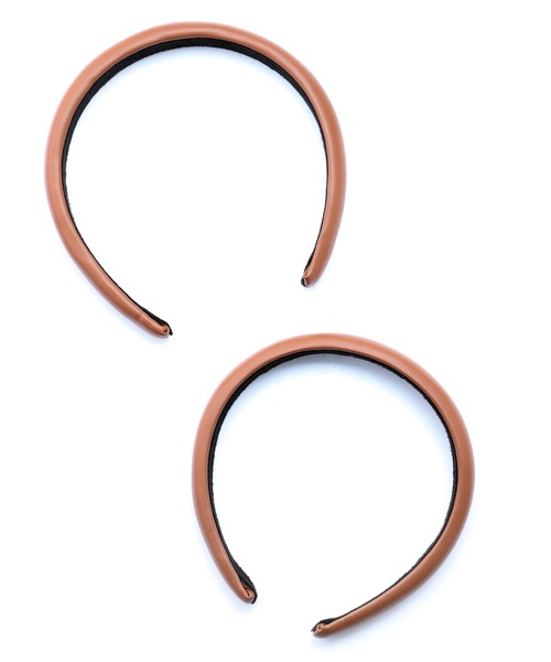 ANEMONE(アネモネ)の「レザー調のボリュームカチューシャ(カチューシャ・レディース・ワイン/ブラック/キャメル・FREE)」の9枚目の写真