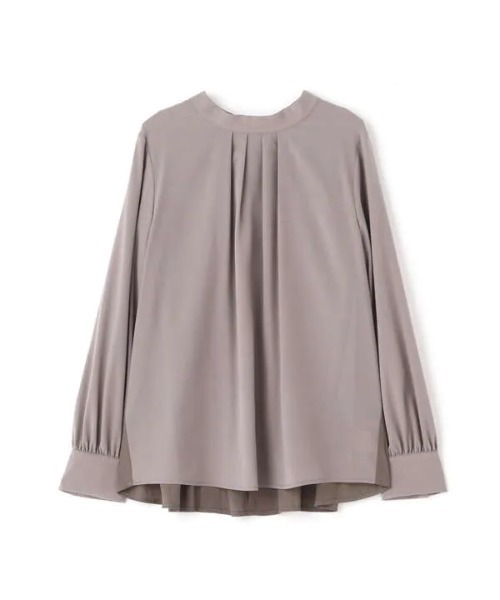 N.（N. Natural Beauty Basic）（エヌエヌナチュラルビューティーベーシック）の「◆フハクキリカエバックシャーリングブラウス（シャツ/ブラウス・レディース・ネイビー/アイボリー/モカ・MEDIUM）」の15枚目の写真