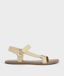 アシンメトリック フラットサンダル / Asymmetric Flat Sandals