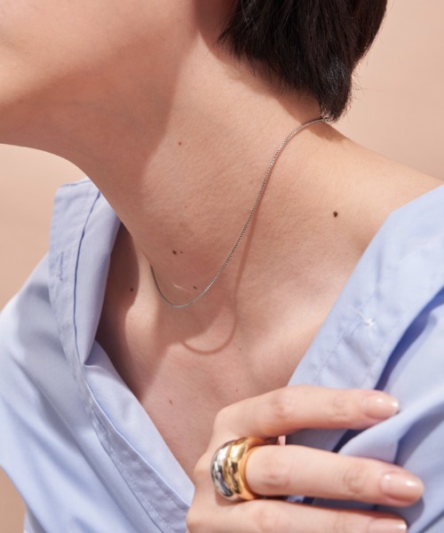 Aunt Marie's（アントマリーズ）の「SIMPLE SNAKE NECKLACE / シンプルスネークネックレス（ネックレス・レディース・シルバー/ゴールド・FREE）」の10枚目の写真