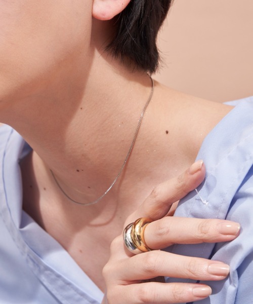 Aunt Marie's（アントマリーズ）の「SIMPLE SNAKE NECKLACE / シンプルスネークネックレス（ネックレス・レディース・シルバー/ゴールド・FREE）」の16枚目の写真