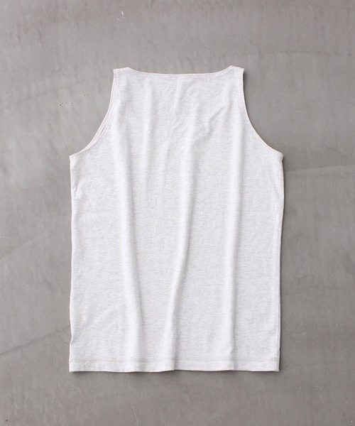 bulle de savon(ビュルデサボン)の「●"bs"ロゴ刺繍 タンクトップ(タンクトップ・レディース・キナリ/ブラック/グレー・FREE)」の6枚目の写真