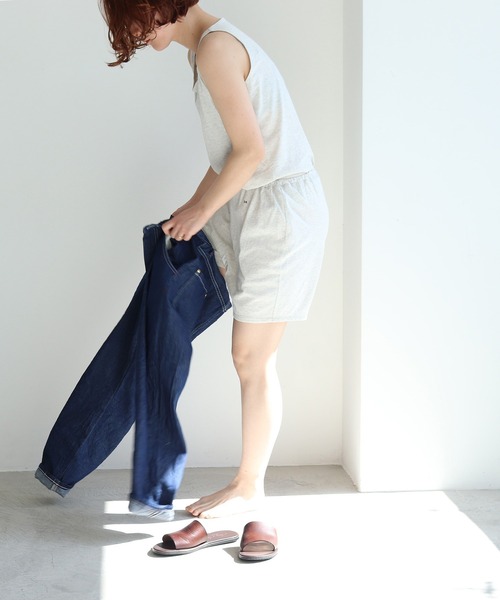 bulle de savon(ビュルデサボン)の「●"bs"ロゴ刺繍 タンクトップ(タンクトップ・レディース・キナリ/ブラック/グレー・FREE)」の13枚目の写真