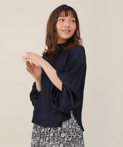 sakishimatokyo(サキシマトーキョー)の「【ZOZO限定】サキシマamp「バルーンデザインブラウス/シアーブラウス」(シャツ/ブラウス・レディース・ネイビー/グレー/ホワイト系その他/グリーン・FREE)」の12枚目の写真