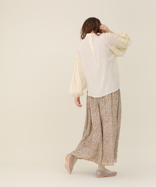 sakishimatokyo(サキシマトーキョー)の「【ZOZO限定】サキシマamp「バルーンデザインブラウス/シアーブラウス」(シャツ/ブラウス・レディース・ネイビー/グレー/ホワイト系その他/グリーン・FREE)」の13枚目の写真