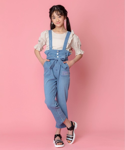 JENNI love（ジェニィラブ）の「ロゴプレートスポサン（サンダル・キッズ・シルバー/ブラック/オフホワイト・20cm/22cm/24cm/23cm/21cm）」の17枚目の写真