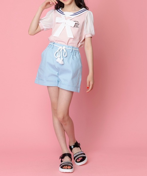 JENNI love（ジェニィラブ）の「ロゴプレートスポサン（サンダル・キッズ・シルバー/ブラック/オフホワイト・20cm/22cm/24cm/23cm/21cm）」の9枚目の写真