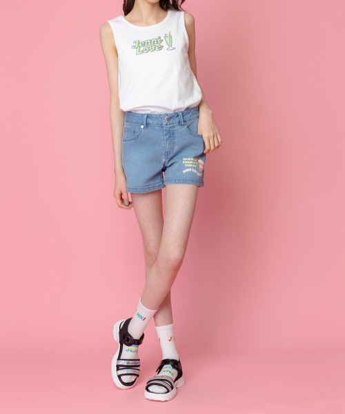 JENNI love（ジェニィラブ）の「ロゴプレートスポサン（サンダル・キッズ・シルバー/ブラック/オフホワイト・20cm/22cm/24cm/23cm/21cm）」の10枚目の写真