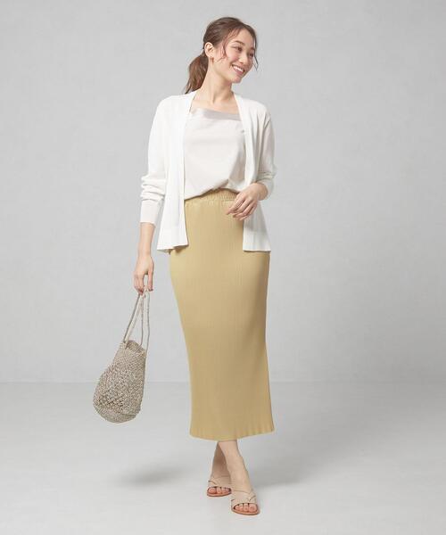 closet story（クローゼットストーリー）の「＜closet story＞ フロントサテン キャミソール（キャミソール・レディース・ホワイト/ライトグレー/ブラック・SMALL/MEDIUM）」の4枚目の写真