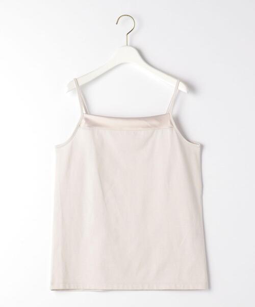 closet story（クローゼットストーリー）の「＜closet story＞ フロントサテン キャミソール（キャミソール・レディース・ホワイト/ライトグレー/ブラック・SMALL/MEDIUM）」の13枚目の写真