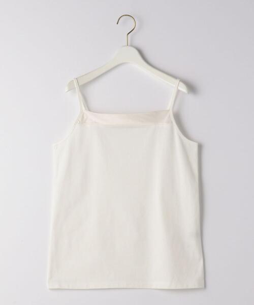 closet story（クローゼットストーリー）の「＜closet story＞ フロントサテン キャミソール（キャミソール・レディース・ホワイト/ライトグレー/ブラック・SMALL/MEDIUM）」の8枚目の写真