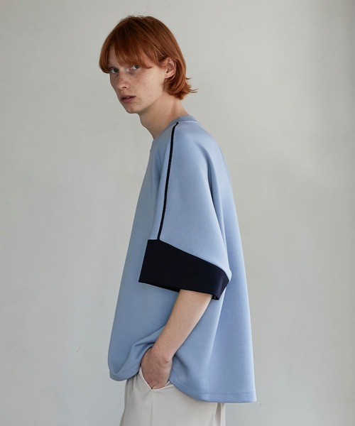 UNITED TOKYO（ユナイテッドトウキョウ）の「COOLダンボールオーバーサイズTシャツ（Tシャツ/カットソー・メンズ・グレー/ブラック/ブラウン/アイボリー/サックスブルー・FREE）」の8枚目の写真