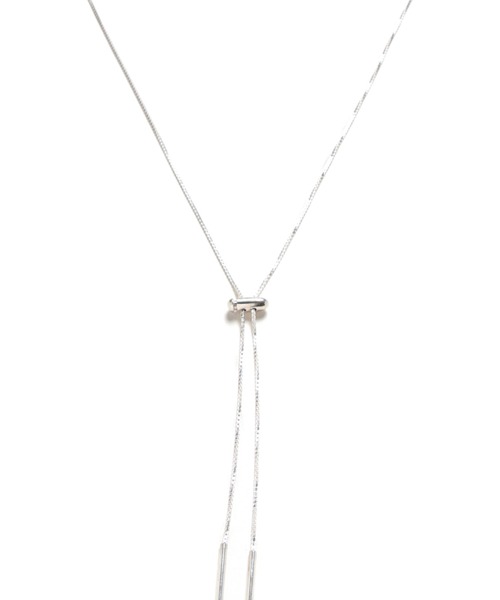 YArKA コードストッパー ネックレス ループタイ シルバー925 YArKA/ヤーカ】code stopper necklace/[SPRE2]/コードストッパー