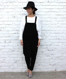 mystic | 別珍オーバーオール(サロペット/オーバーオール)