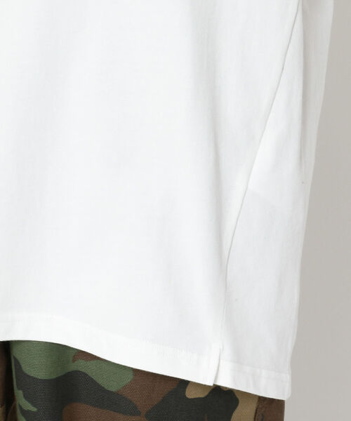 AVIREX(アヴィレックス)の「プリントコンビミリタリープルオーバー/ PRINT COMBI MILITARY PULLOVER(Tシャツ/カットソー・レディース・オフホワイト/ブルー/マスタード・FREE)」の21枚目の写真