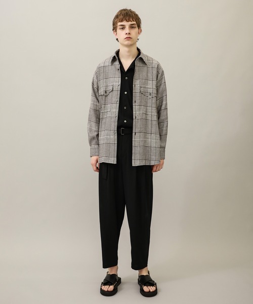 KIIT（キート）の「【KIIT/キート】EX.BIG GRENCHECK SH（シャツ/ブラウス・メンズ・ブラック/ブラウン・1/2）」の20枚目の写真
