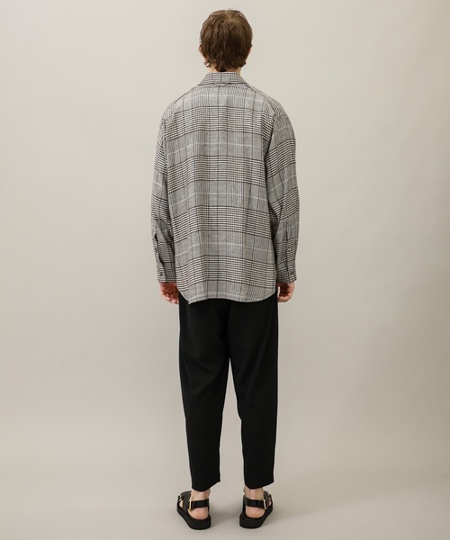 KIIT（キート）の「【KIIT/キート】EX.BIG GRENCHECK SH（シャツ/ブラウス・メンズ・ブラック/ブラウン・1/2）」の21枚目の写真