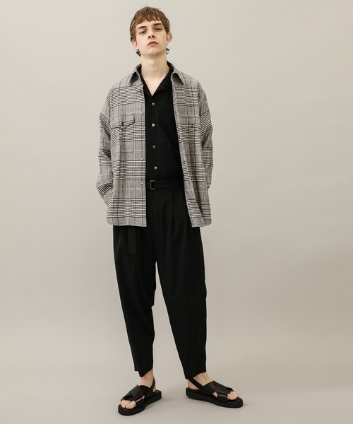 KIIT（キート）の「【KIIT/キート】EX.BIG GRENCHECK SH（シャツ/ブラウス・メンズ・ブラック/ブラウン・1/2）」の22枚目の写真