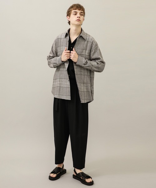 KIIT（キート）の「【KIIT/キート】EX.BIG GRENCHECK SH（シャツ/ブラウス・メンズ・ブラック/ブラウン・1/2）」の14枚目の写真