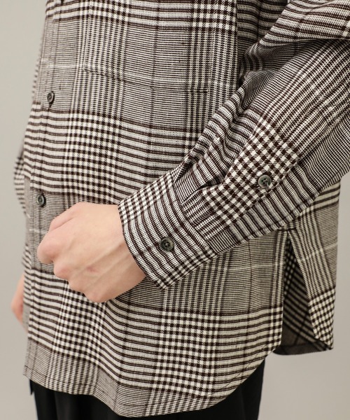 KIIT（キート）の「【KIIT/キート】EX.BIG GRENCHECK SH（シャツ/ブラウス・メンズ・ブラック/ブラウン・1/2）」の18枚目の写真