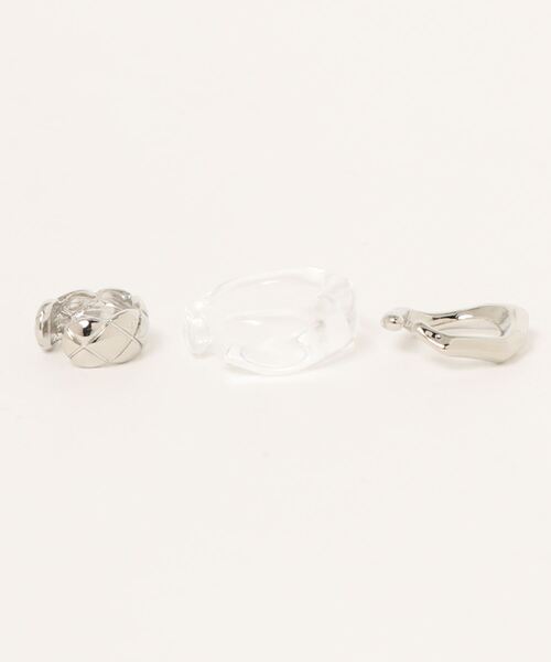 Heather（ヘザー）の「アクリルイヤカフセット　948135（イヤーカフ・レディース・クリア/ブルー系・ONESIZE）」の5枚目の写真