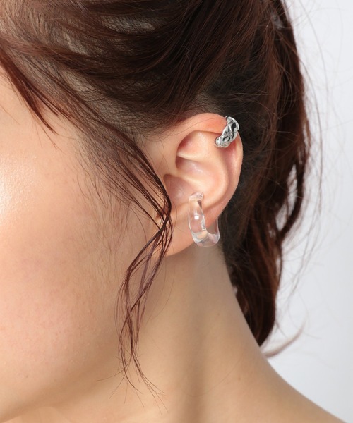 Heather（ヘザー）の「アクリルイヤカフセット　948135（イヤーカフ・レディース・クリア/ブルー系・ONESIZE）」の8枚目の写真