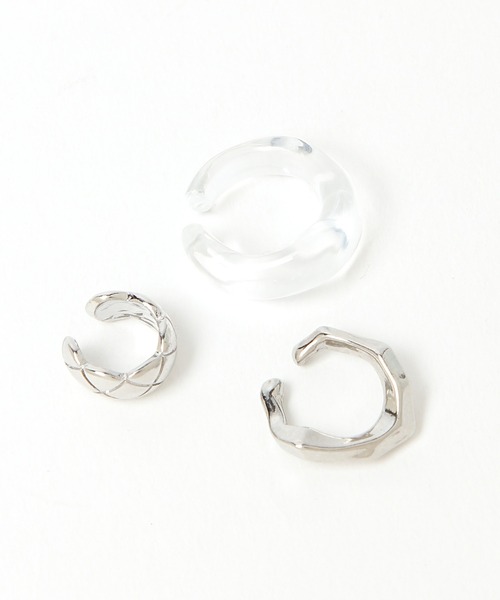 Heather（ヘザー）の「アクリルイヤカフセット　948135（イヤーカフ・レディース・クリア/ブルー系・ONESIZE）」の7枚目の写真