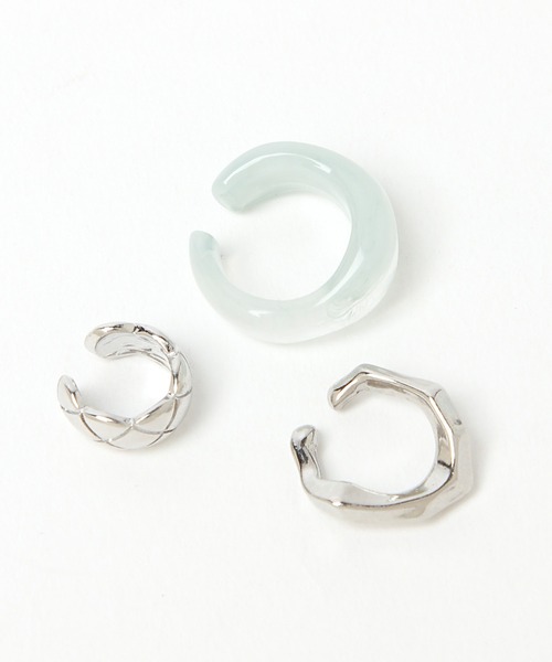 Heather（ヘザー）の「アクリルイヤカフセット　948135（イヤーカフ・レディース・クリア/ブルー系・ONESIZE）」の11枚目の写真