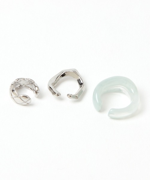 Heather（ヘザー）の「アクリルイヤカフセット　948135（イヤーカフ・レディース・クリア/ブルー系・ONESIZE）」の10枚目の写真