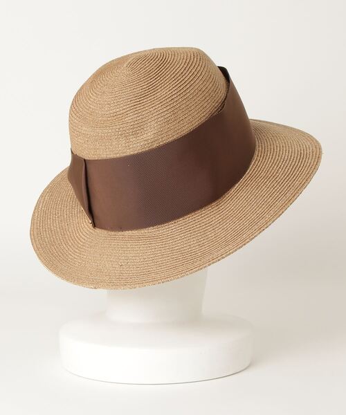帽子 Athena New York Camila Athena York Camila Foldable Paper Hat Beige/Black Women's
