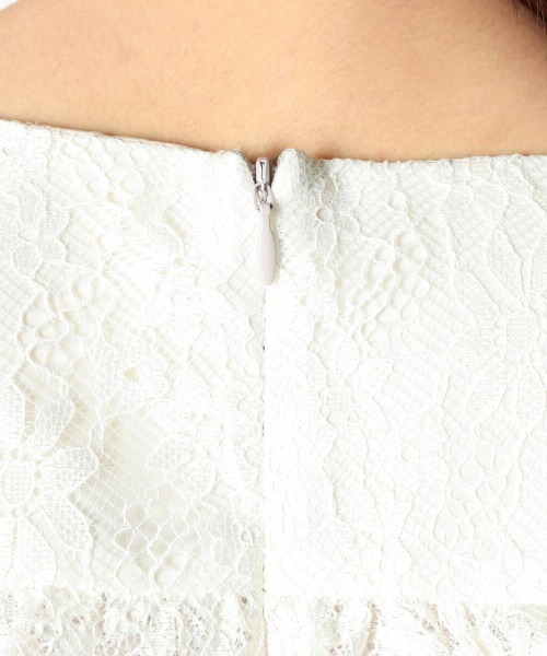 LODISPOTTO(ロディスポット)の「スクエアフリルAラインワンピース(ワンピース・レディース・ブラック/ピンクベージュ・MEDIUM)」の8枚目の写真