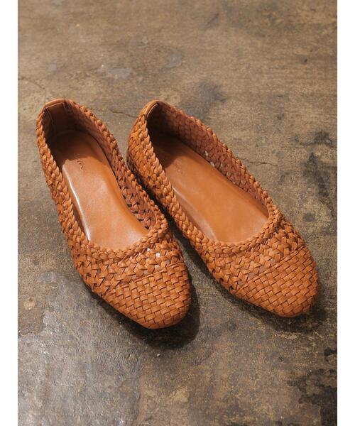 rem closet(レムクローゼット)の「mesh pumps(パンプス・レディース・キャメル・S/XS)」の1枚目の写真