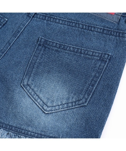 JENNI love（ジェニィラブ）の「フリンジデニムショーパン（デニムパンツ・キッズ・サックスブルー/ブルー・130cm/140cm/150cm/160cm）」の12枚目の写真