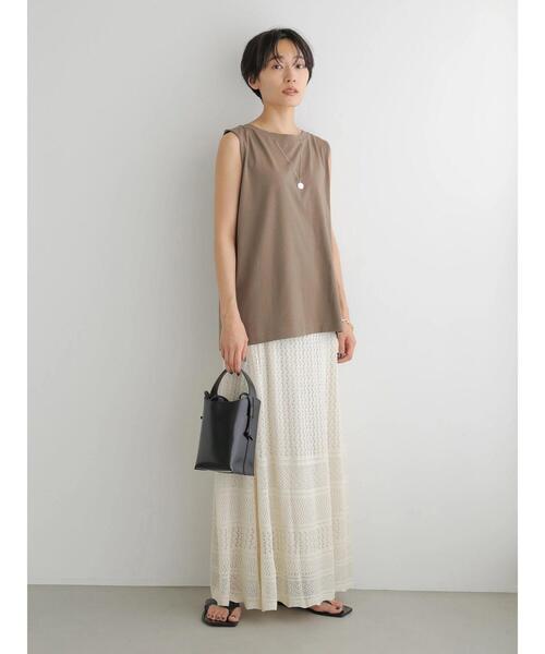 AMERICAN HOLIC（アメリカンホリック）の「透かしレース編みロングスカート（スカート・レディース・ブラック/アイボリー・M/L）」の18枚目の写真