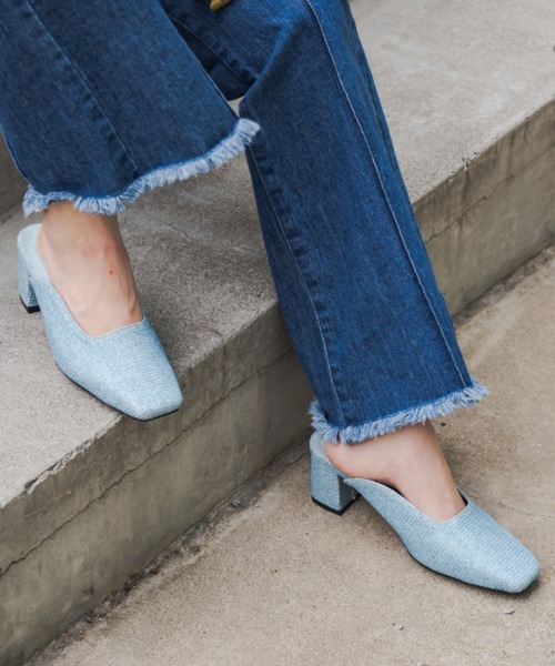 Kastane（カスタネ）の「フェイクラフィアサンダル（サンダル・レディース・ブルー/ベージュ・38/37/36）」の12枚目の写真