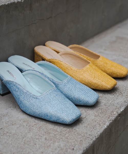 Kastane（カスタネ）の「フェイクラフィアサンダル（サンダル・レディース・ブルー/ベージュ・38/37/36）」の9枚目の写真