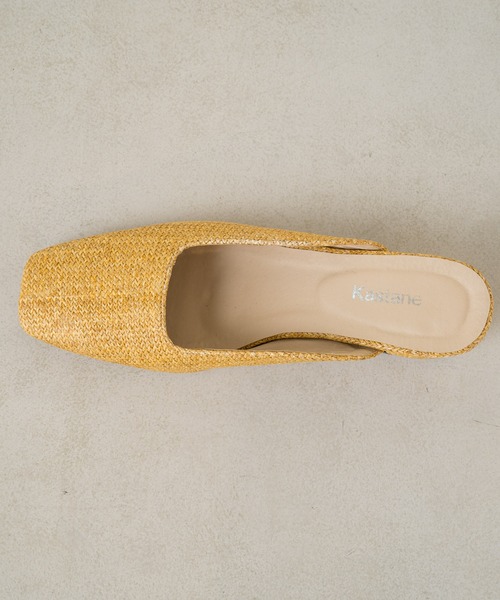 Kastane（カスタネ）の「フェイクラフィアサンダル（サンダル・レディース・ブルー/ベージュ・38/37/36）」の4枚目の写真